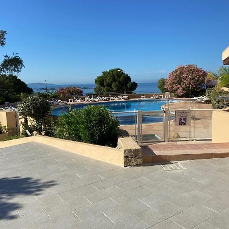 F2 Vue Mer Dans Residence Avec Piscine Ajaccio  Bagian luar foto
