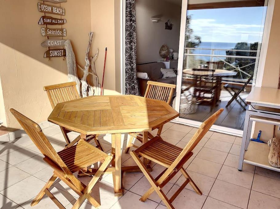 F2 Vue Mer Dans Residence Avec Piscine Ajaccio  Bagian luar foto