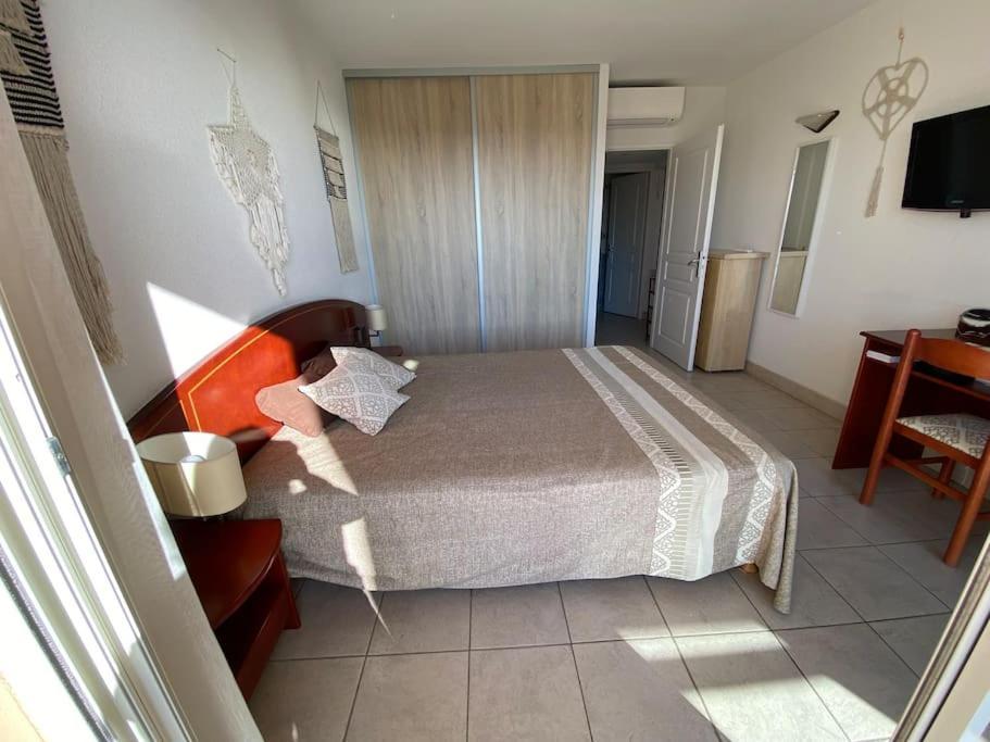 F2 Vue Mer Dans Residence Avec Piscine Ajaccio  Bagian luar foto