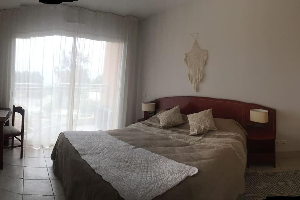 F2 Vue Mer Dans Residence Avec Piscine Ajaccio  Bagian luar foto